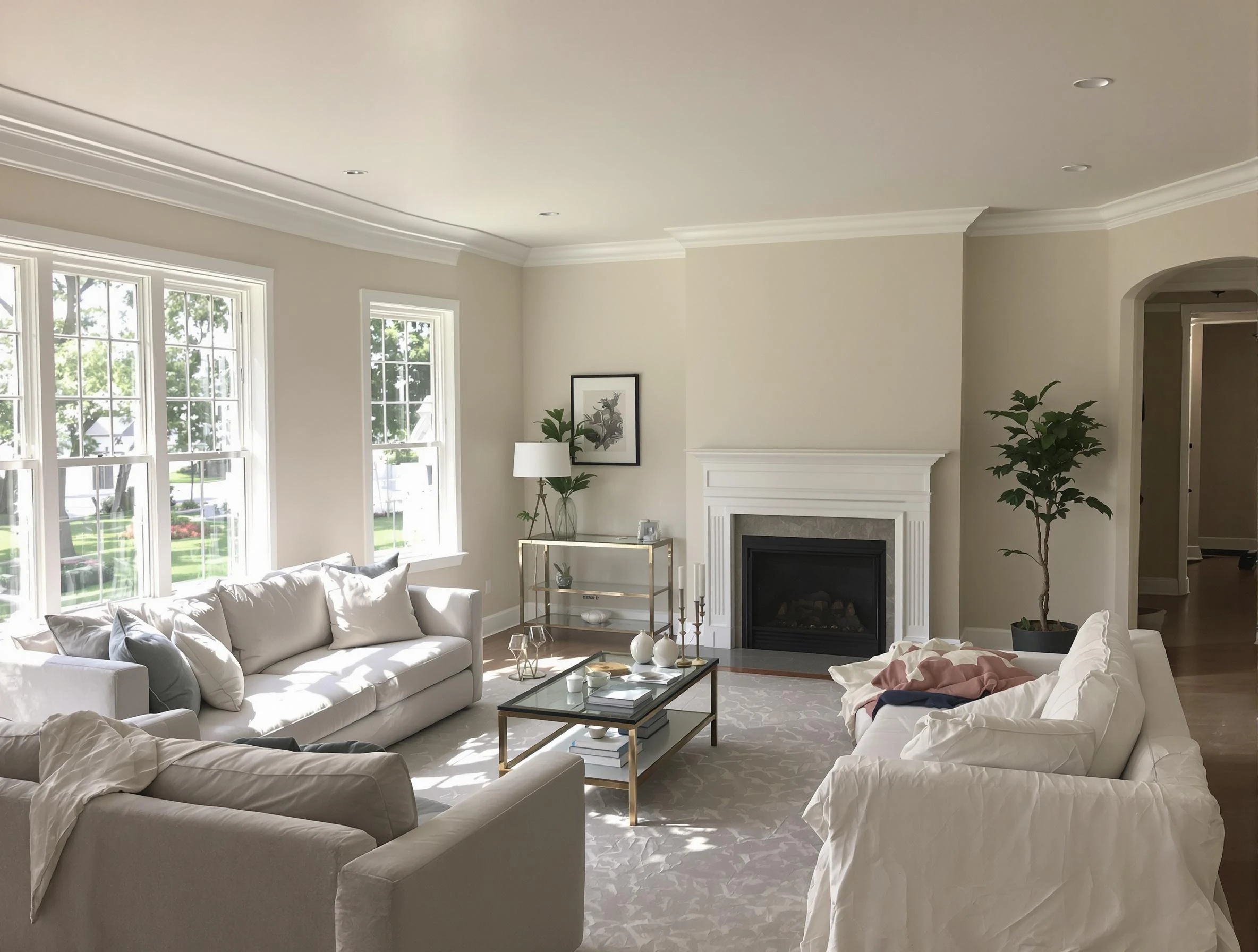 Interior painting by Aurora House Painters experts in Aurora, OH